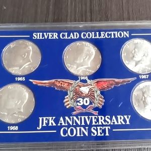 JFK Anniversary Coin Set Silver Class Collection